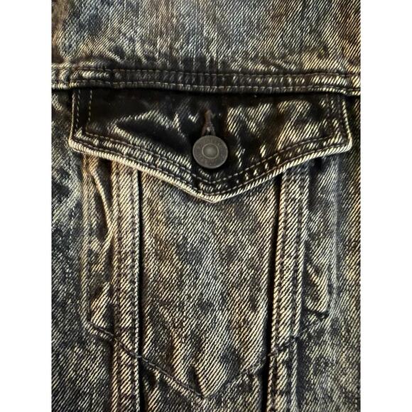 Vintage Levi’s Black Acid Wash Mickey Disney Denim Jacket - Picture 5 of 8